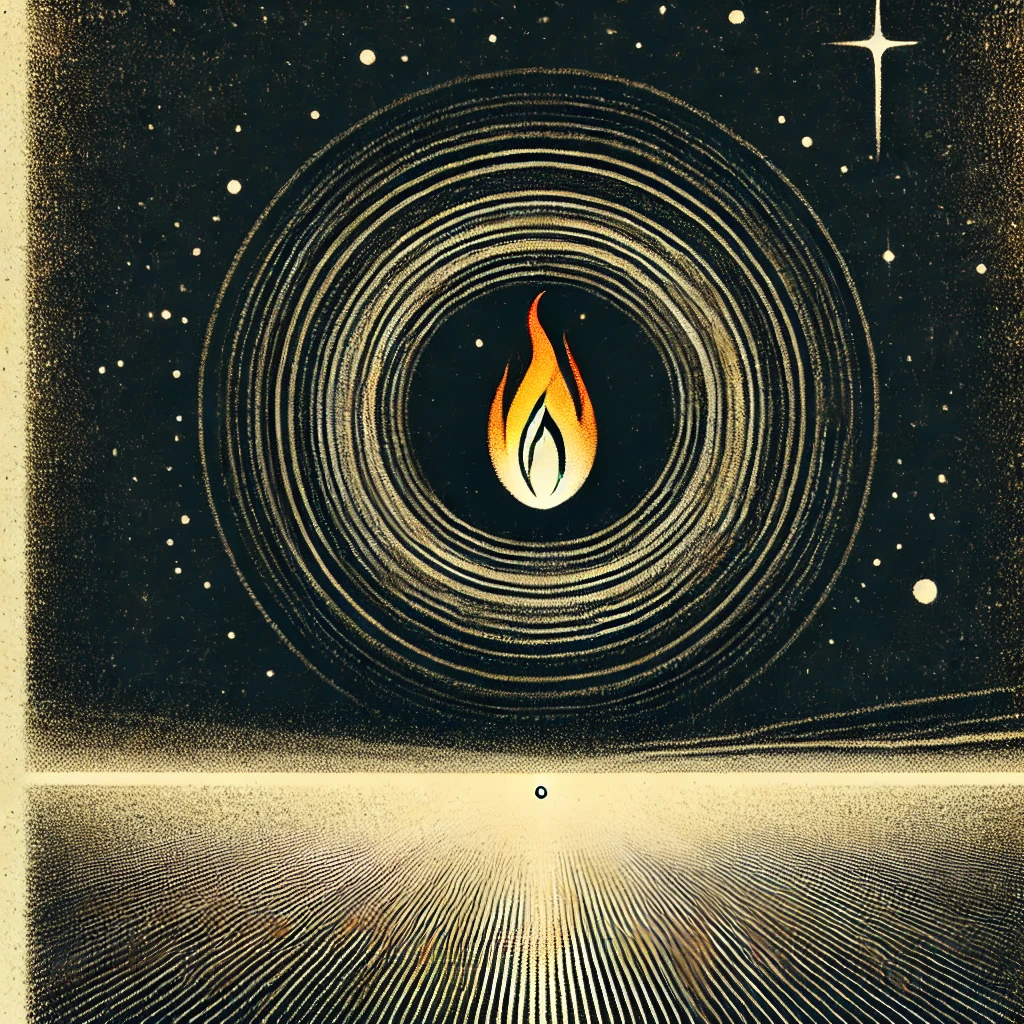 Carte 27 – Le feu sans forme